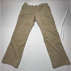 5.11 Tactical Men's Khaki Stretch Waist Tactical Cargo  Pants - Size 40x31*